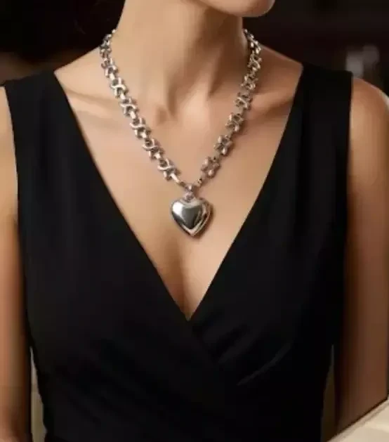Collier coeur chic